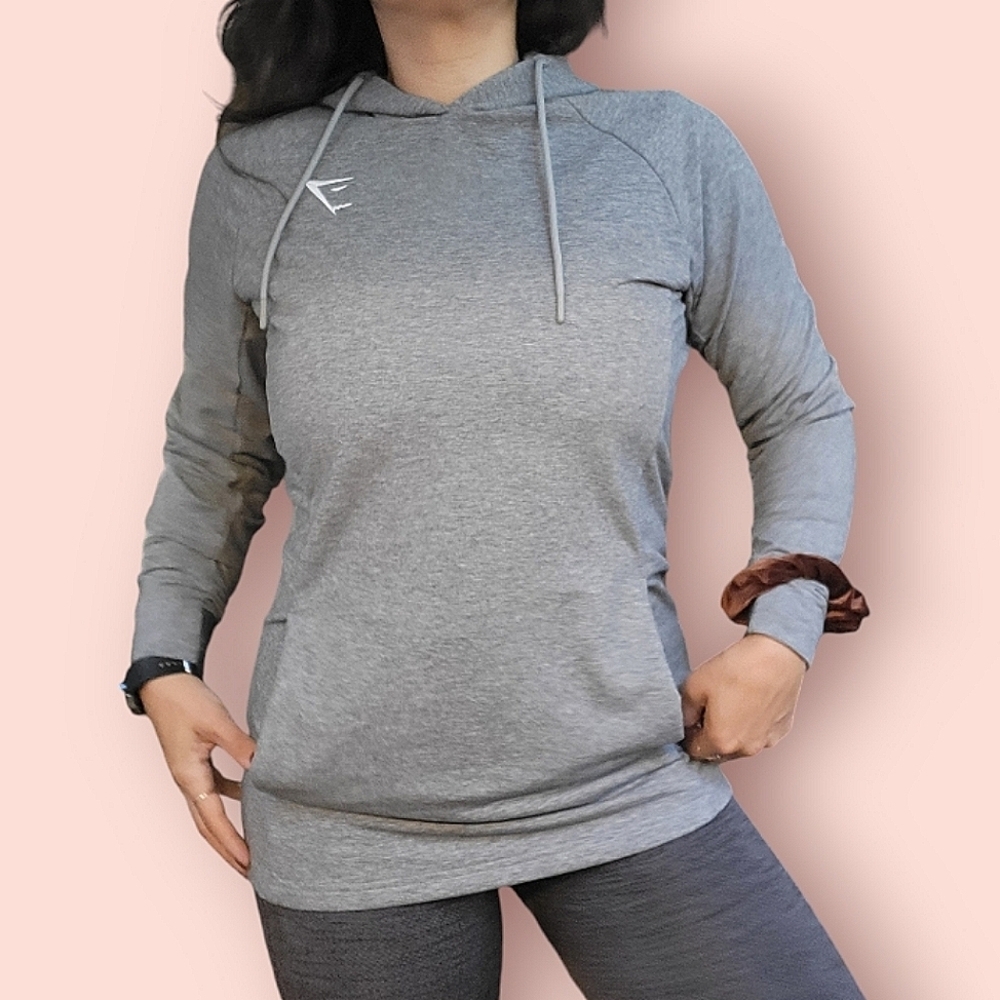 gymshark grey hoodie